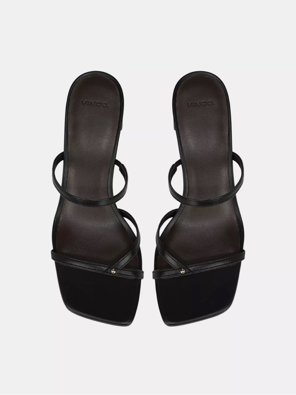 Vince Ona Leather Heeled Sandal NWOT with dustbag